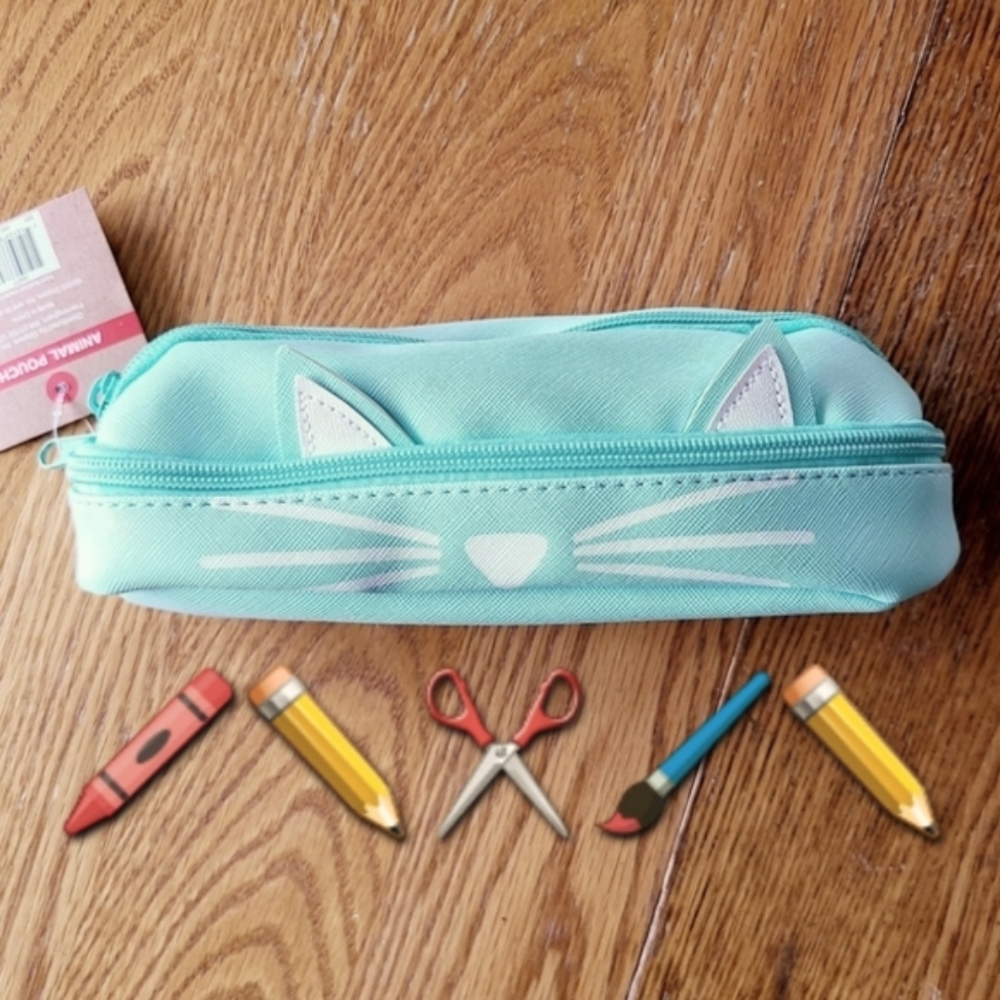 👀50% OFF👀 NWT‼️ Pep Rally brand Animal Pencil Pouch